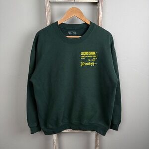 Post Malone‎ Seasons Change Tour 2019 Green Pullover Sweatshirt size large